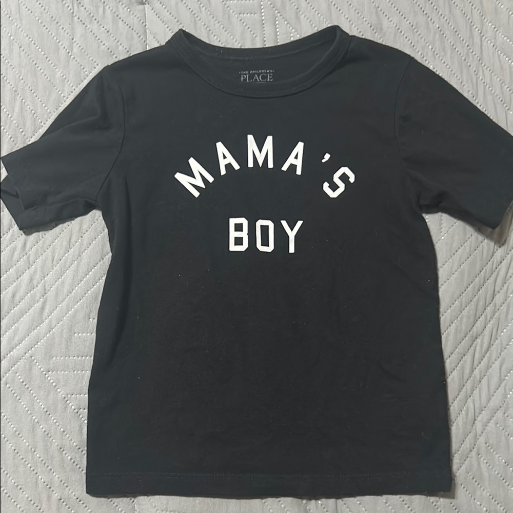 The Children's Place Black 'Mama's Boy' T-Shirt